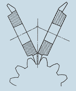 coniflex-cutting Fig.2 - Coniflex cutting of a straight bevel gear